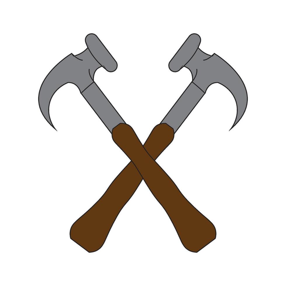 Hammer Symbol Vektor Design Vorlage