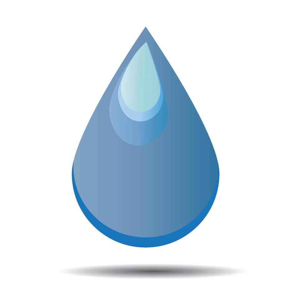 Wassertropfen-Symbol-Logo-Vektor-Design-Vorlage vektor