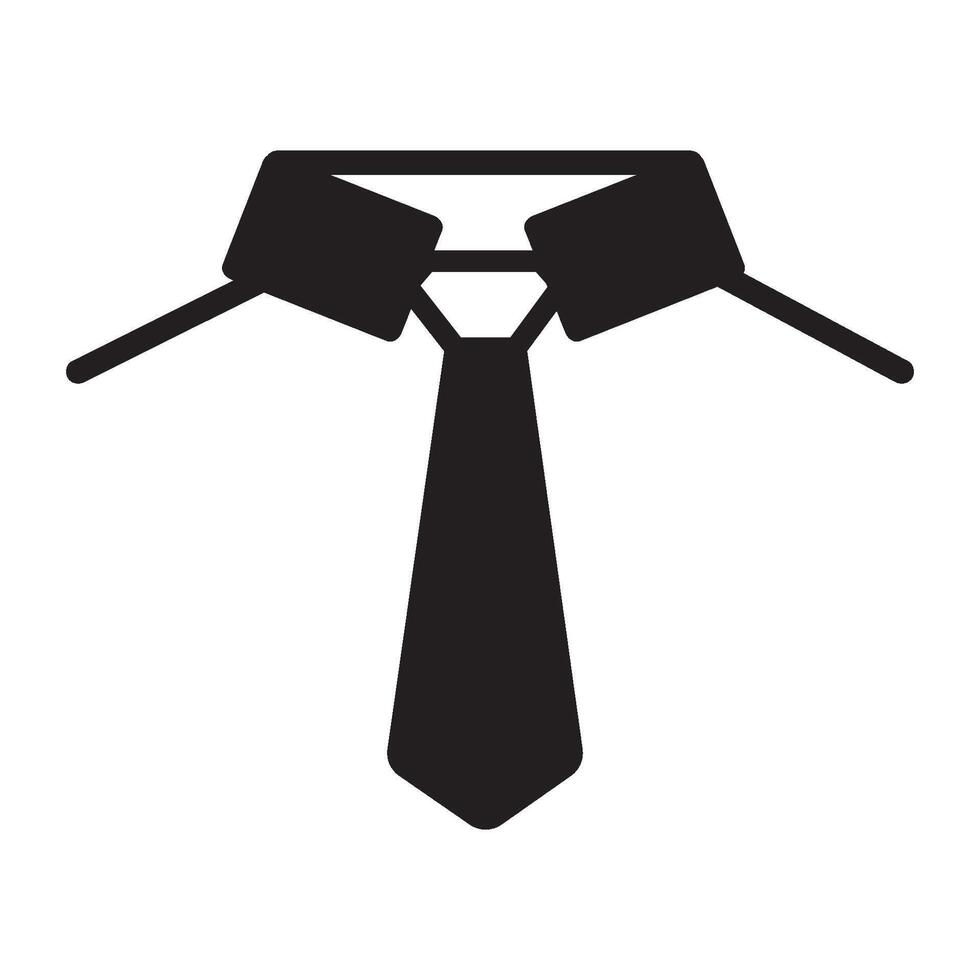 en slips ikon logotyp vektor design mall