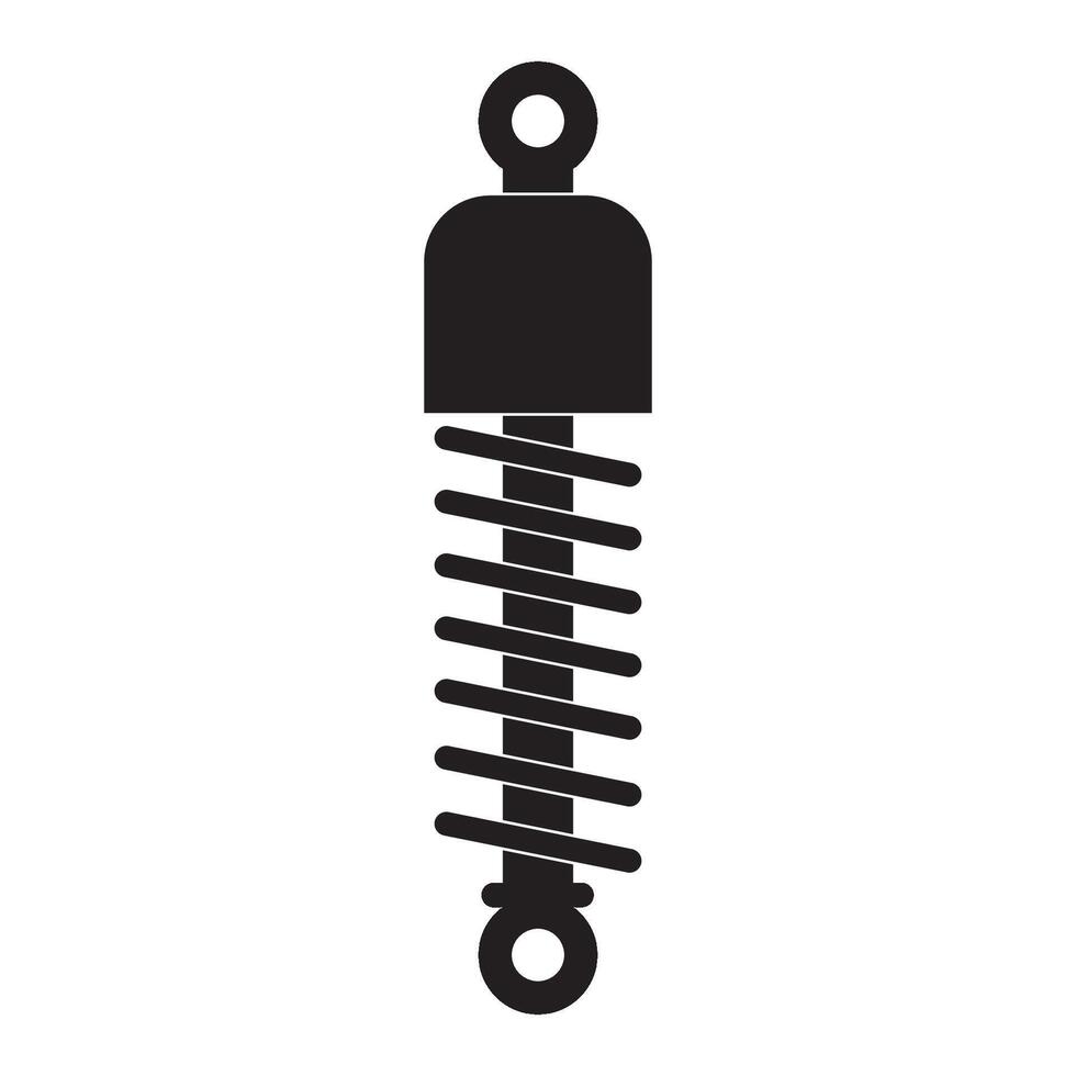 Stoßdämpfer-Symbol-Logo-Vektor-Design-Vorlage vektor