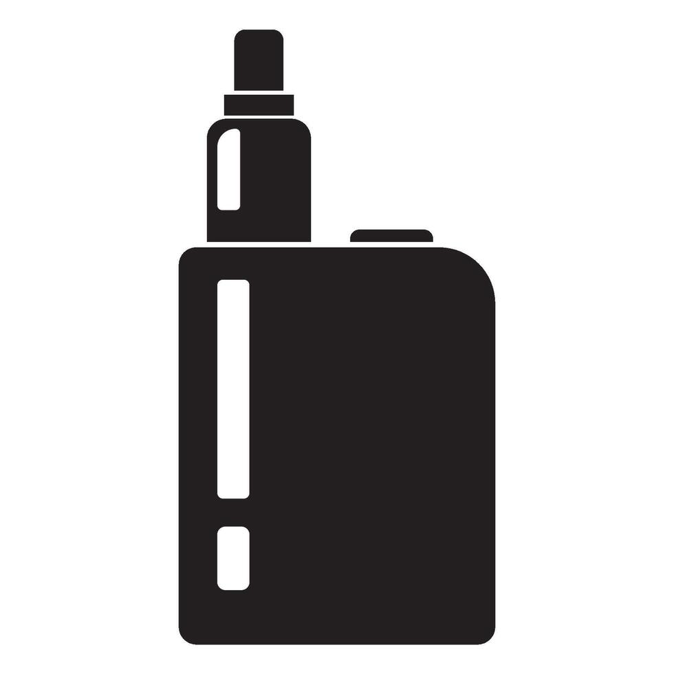 e-cigarett ikon logotyp vektor design mall