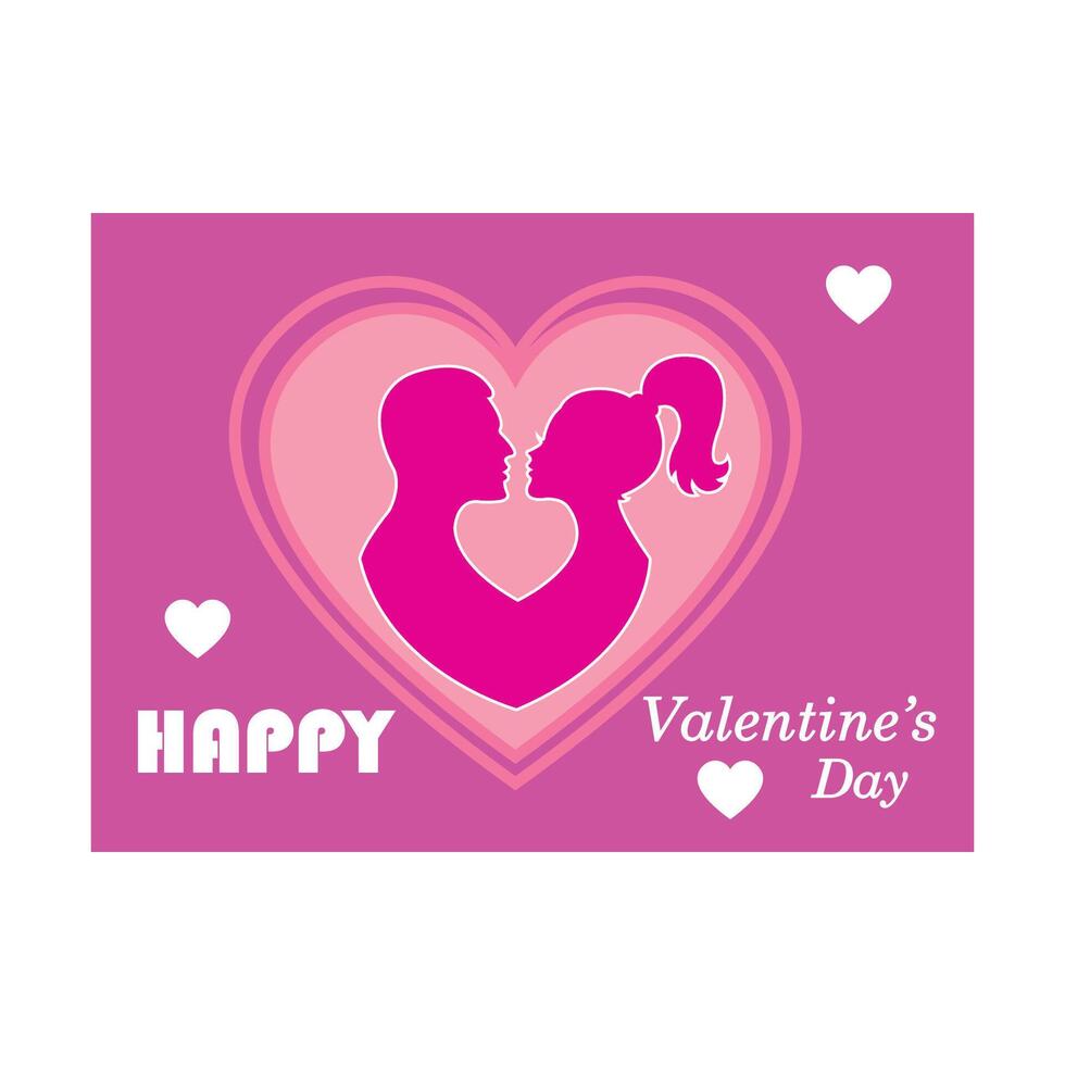 Happy Valentine Symbol Logo Vektor Designvorlage