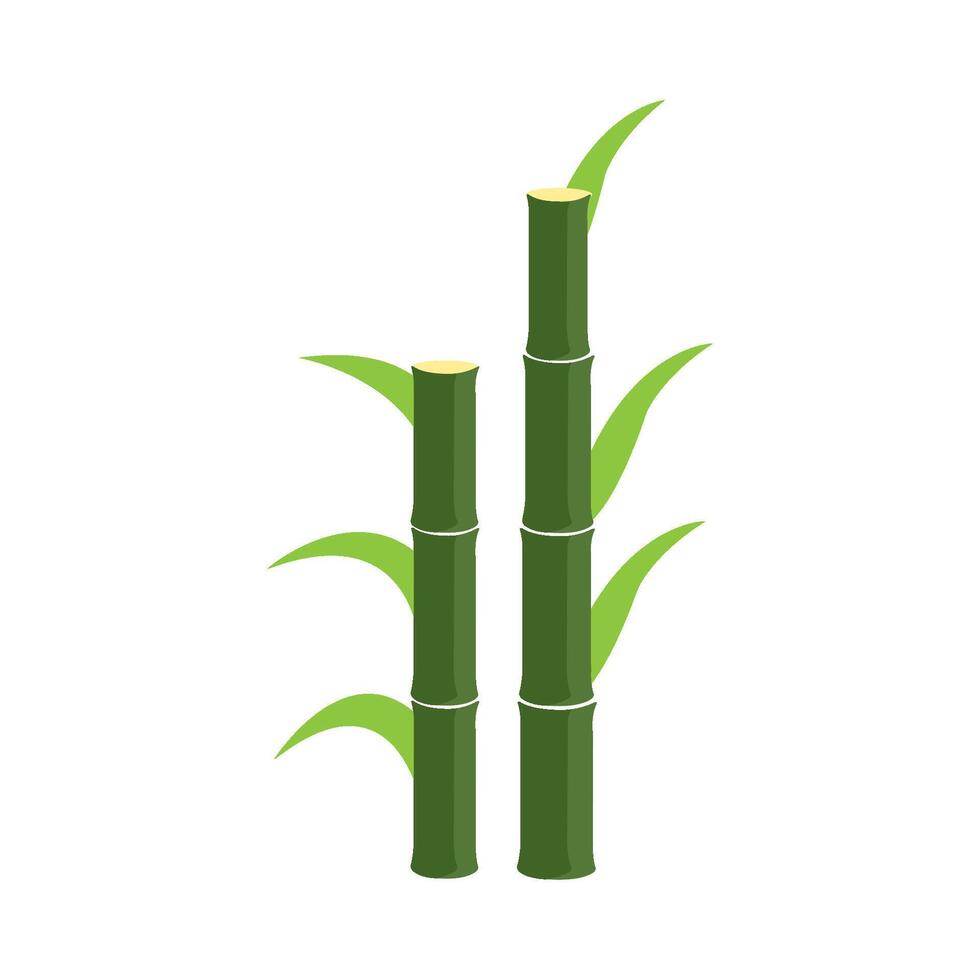 Zuckerrohr Symbol Logo Vektor Design Vorlage