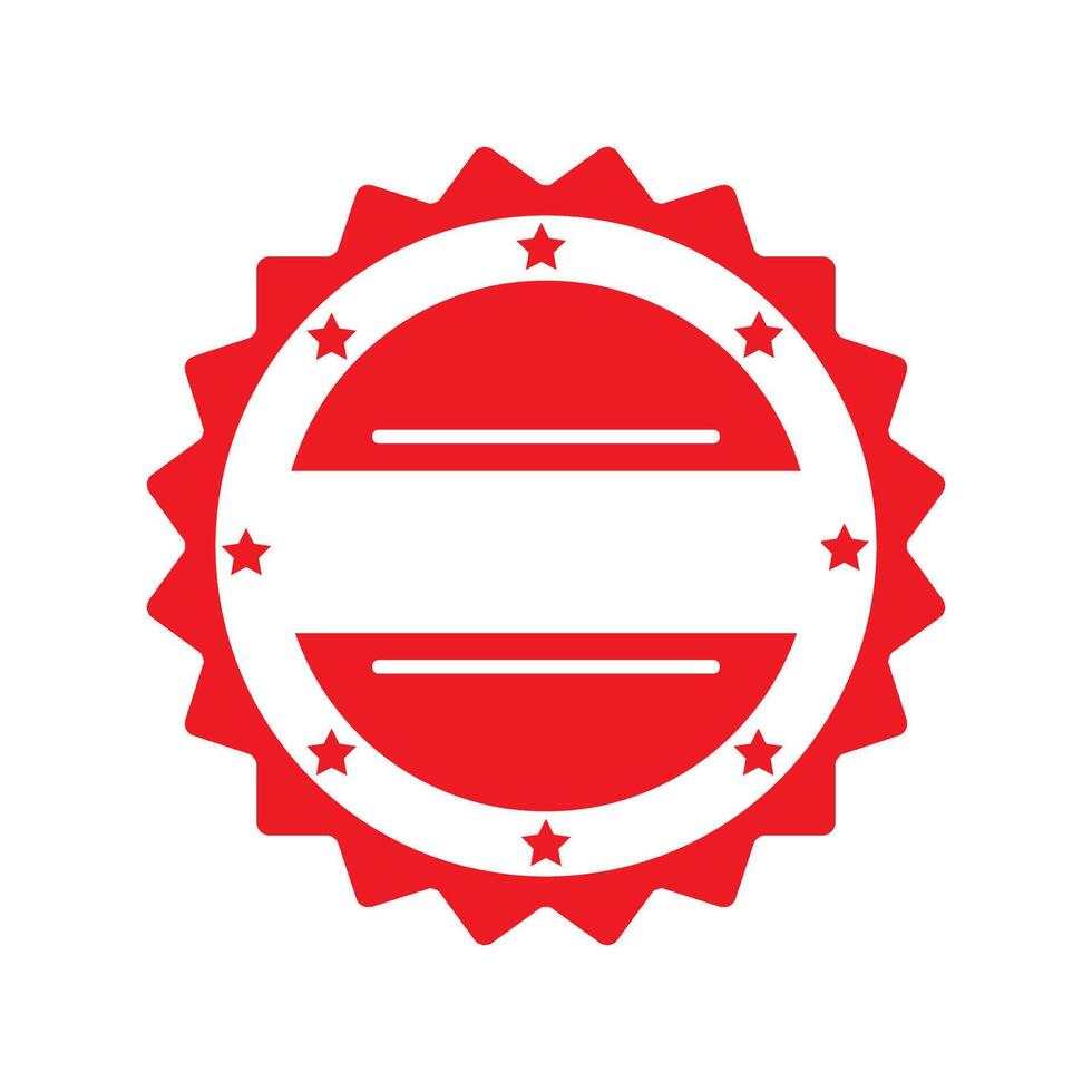Briefmarke Symbol Logo Vektor Design Vorlage