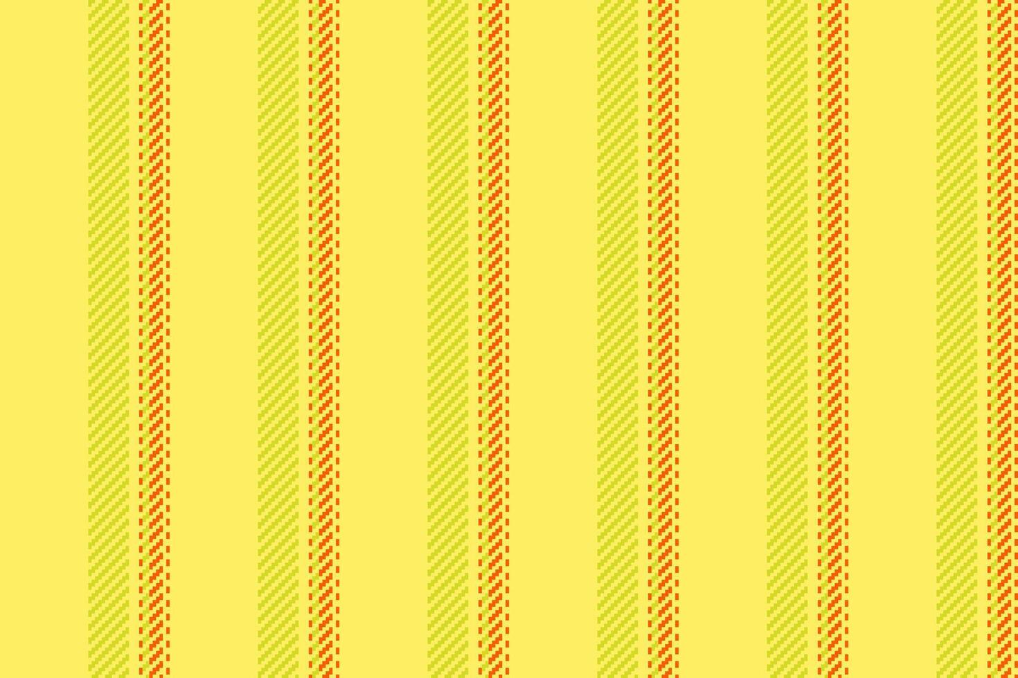 Beste Streifen nahtlos Textil, Chanukka Vektor Muster Stoff. Schneider Textur Vertikale Hintergrund Linien im Gelb und Limette Farben.