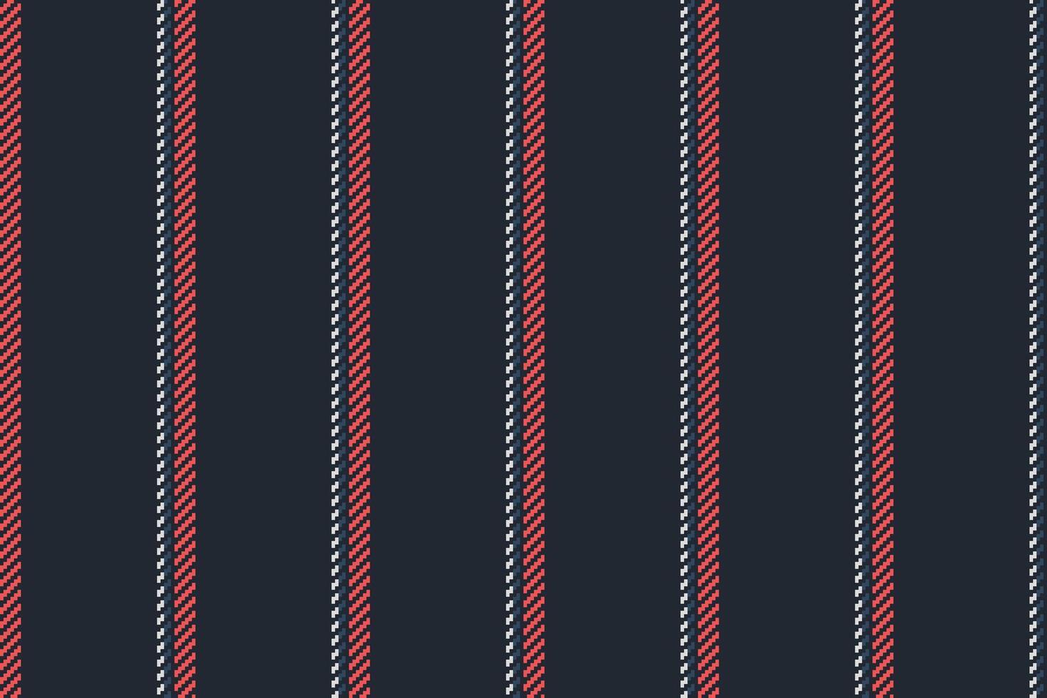 Muster Streifen nahtlos von Stoff Vektor Vertikale mit ein Hintergrund Textur Textil- Linien.