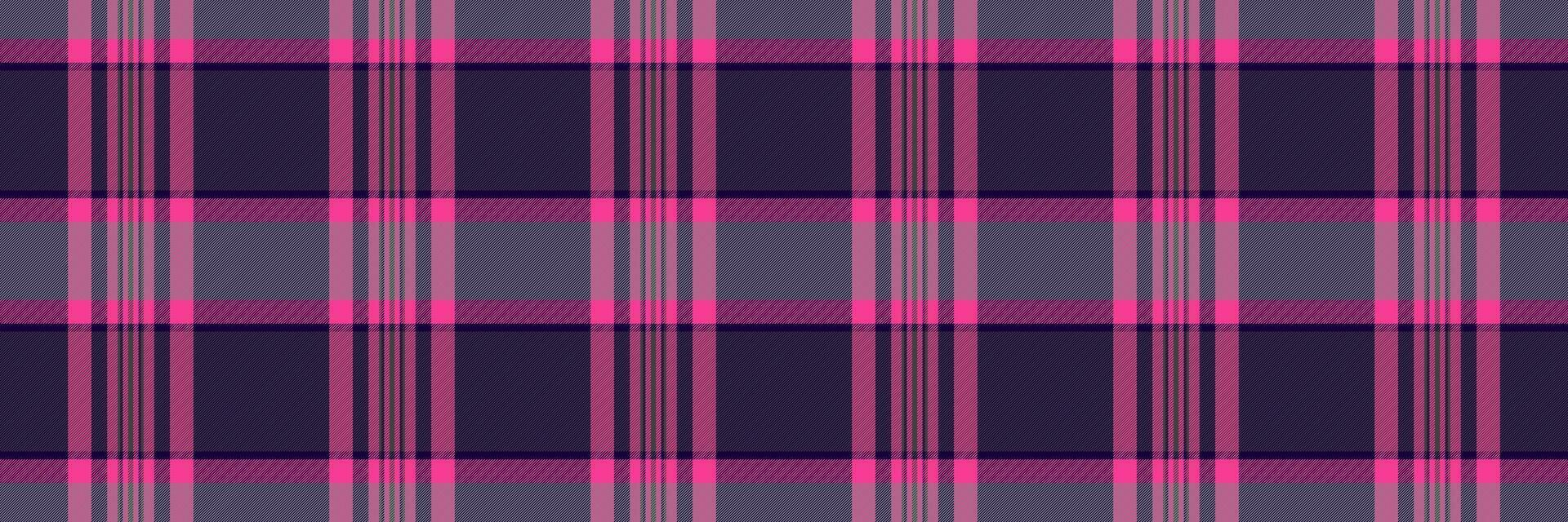 tattersall Tartan nahtlos Plaid, Mikro Muster Hintergrund Textur. fließen Stoff Textil- prüfen Vektor im dunkel und grau Farben.