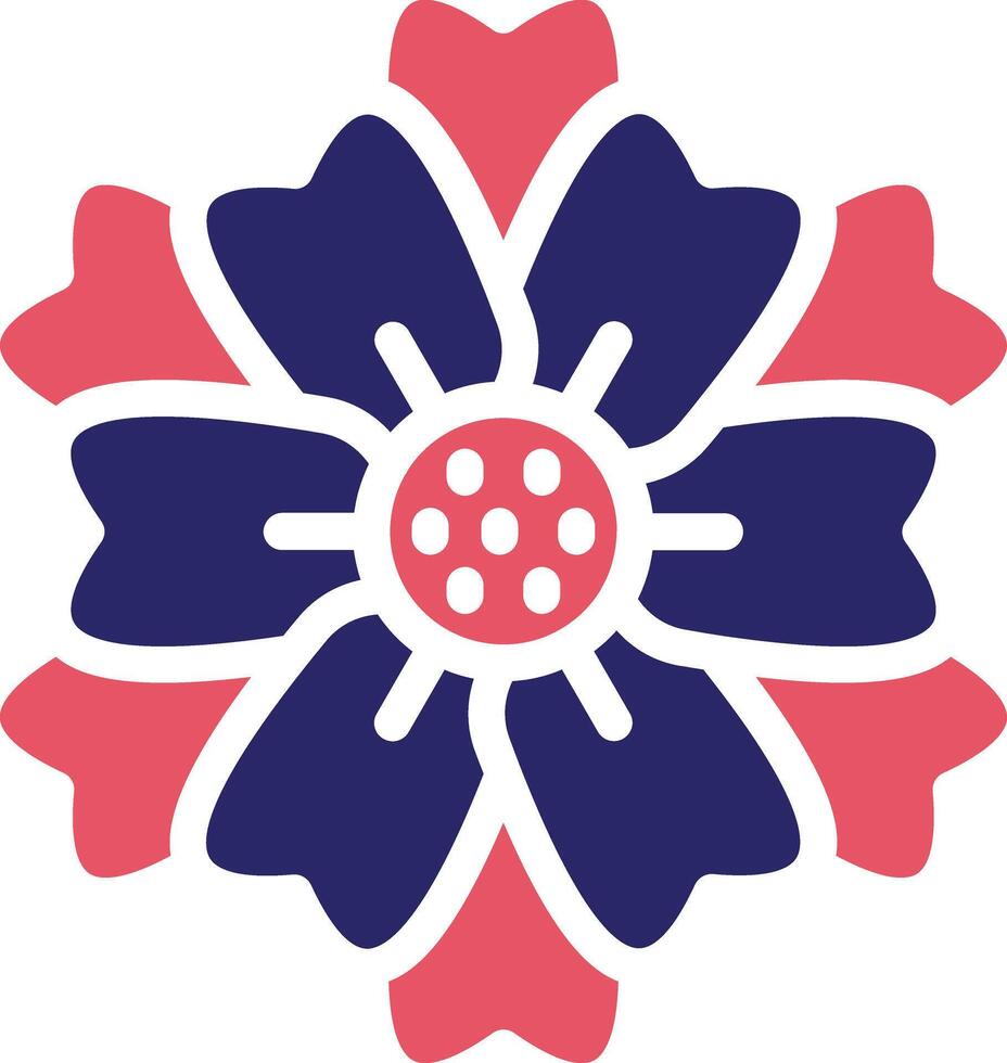 Minze Ringelblume Vektor Symbol