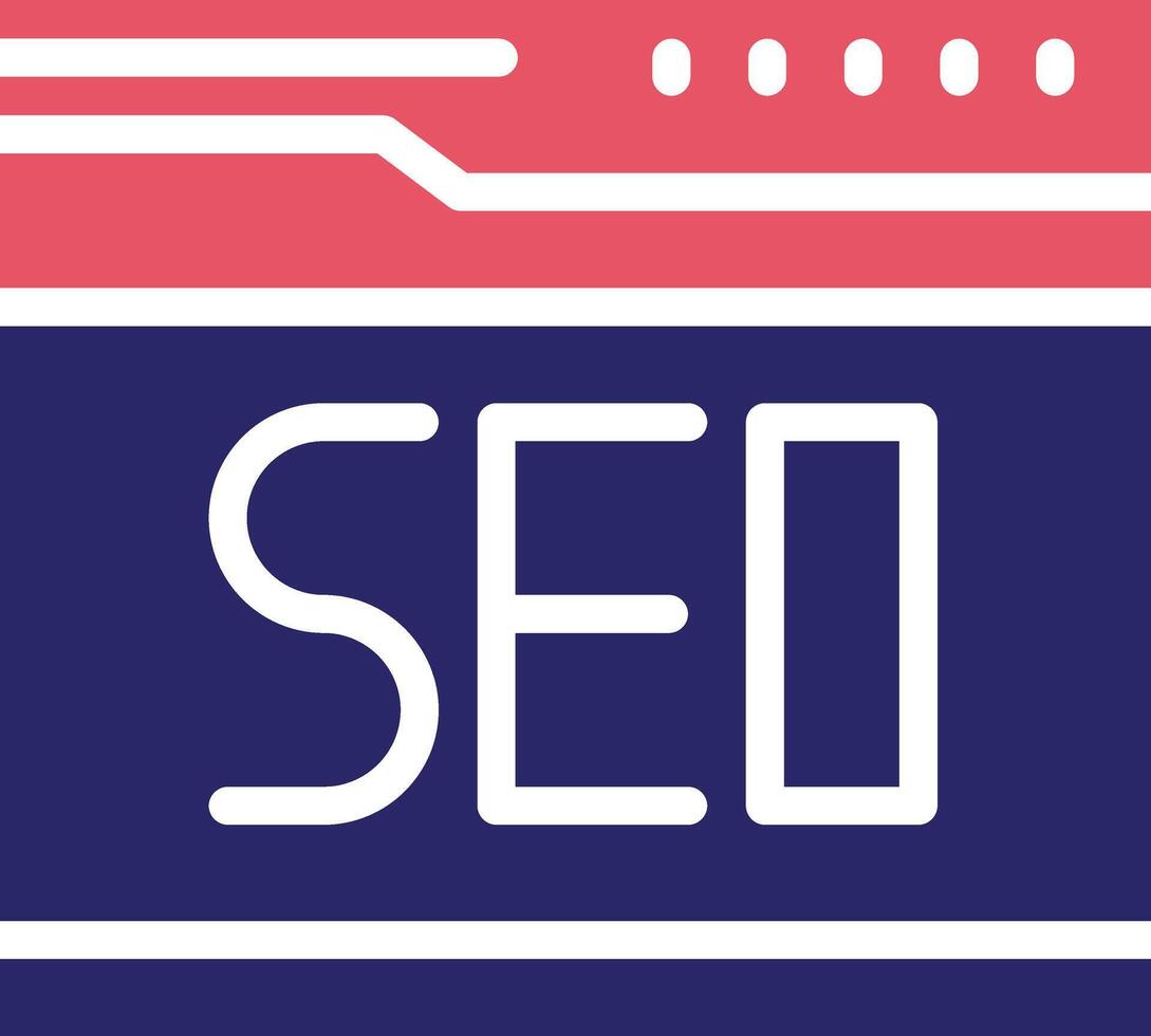 Webseite SEO Vektor Symbol