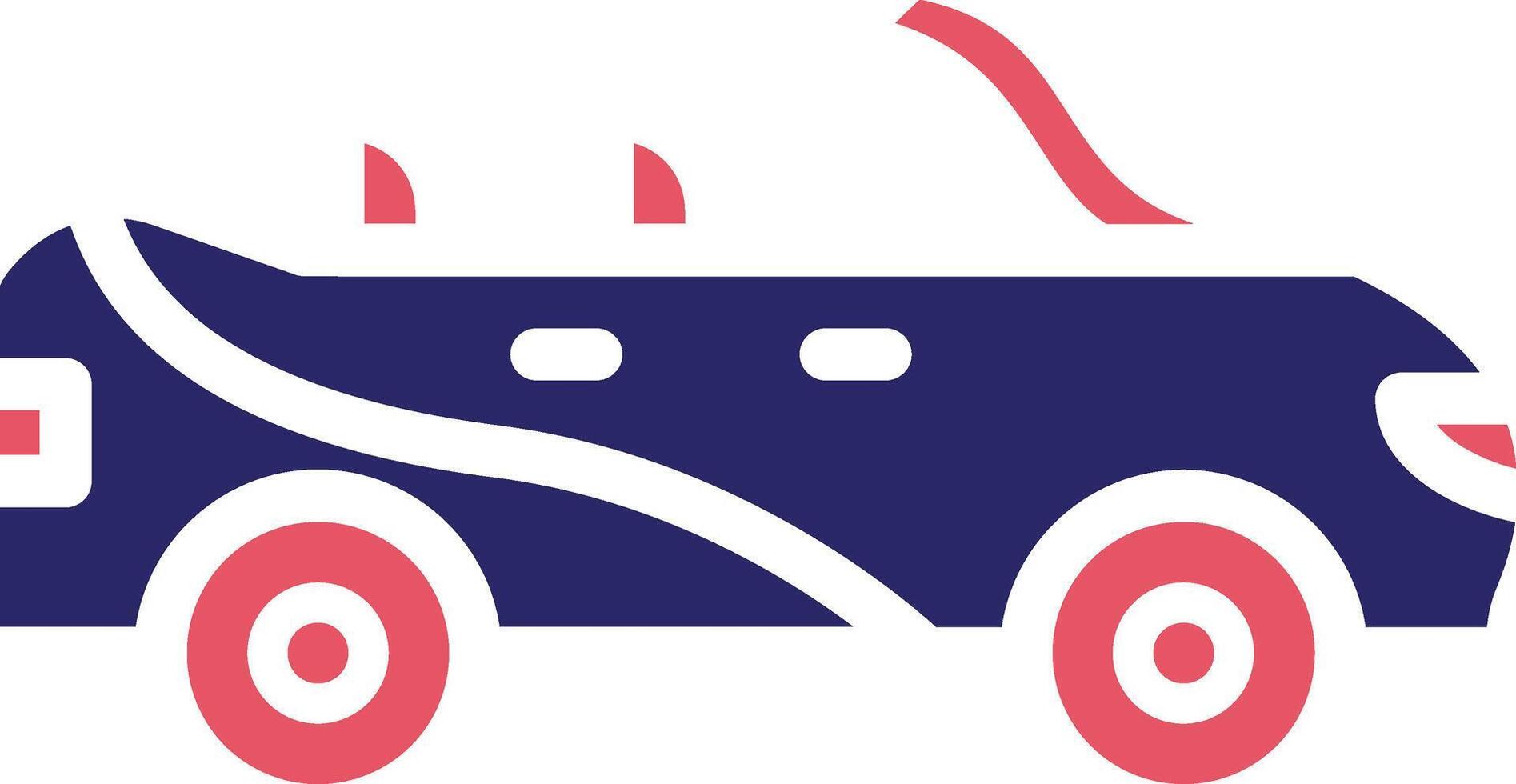 Cabrio Auto Vektor Symbol