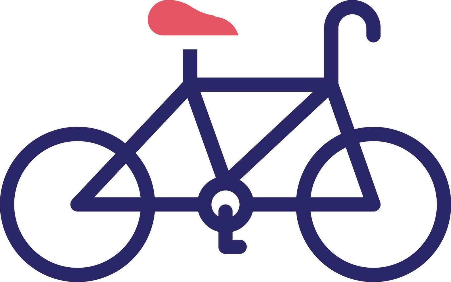 Fahrrad-Vektor-Symbol vektor