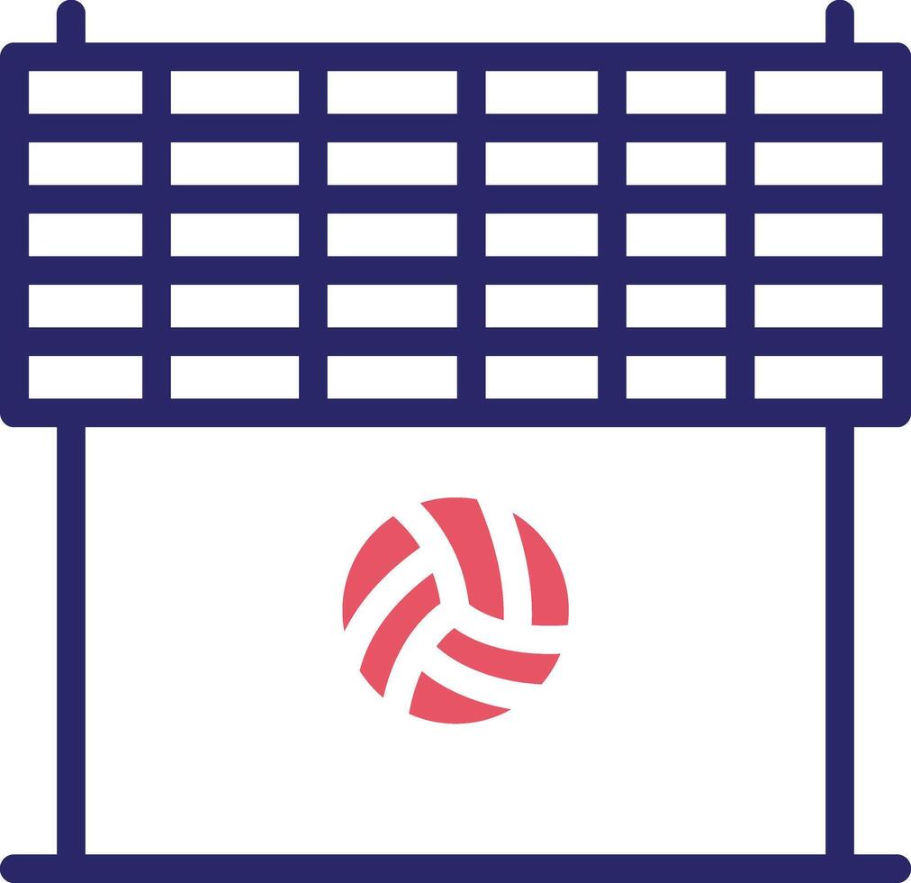 Volleyball Netz Vektor Symbol
