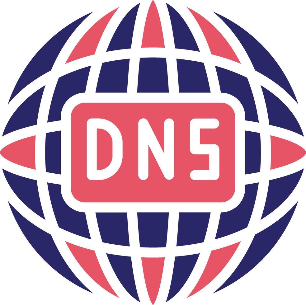 dns vektor ikon