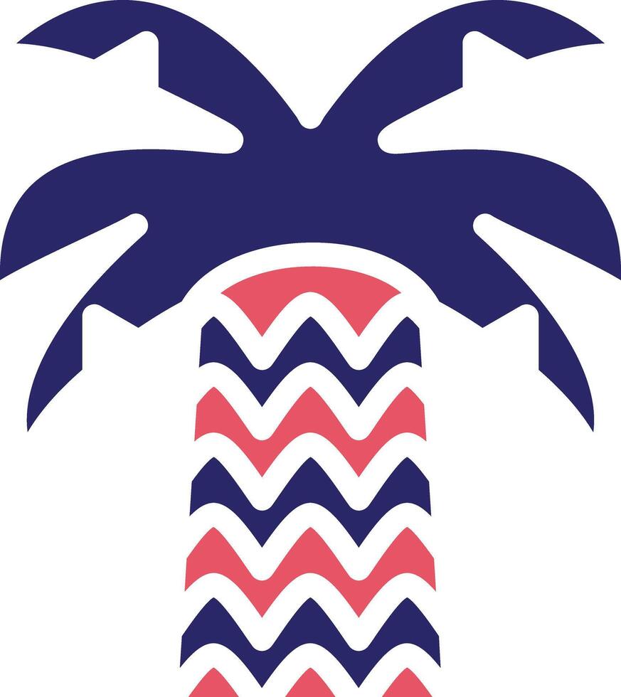 Palme Bäume Vektor Symbol