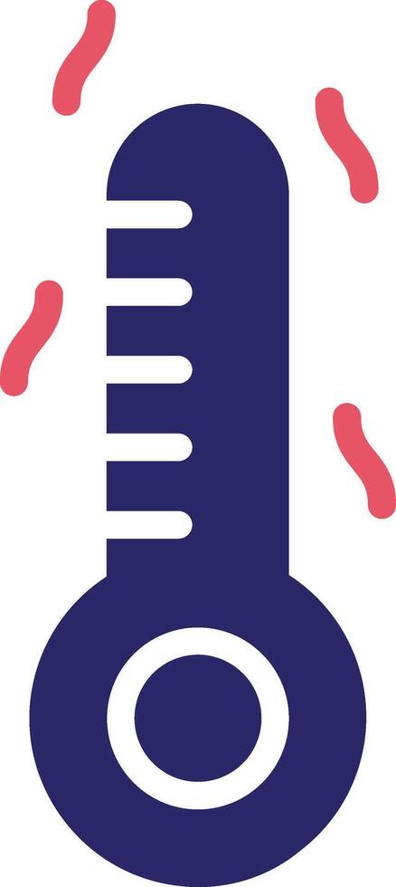 Thermometer-Vektor-Symbol vektor