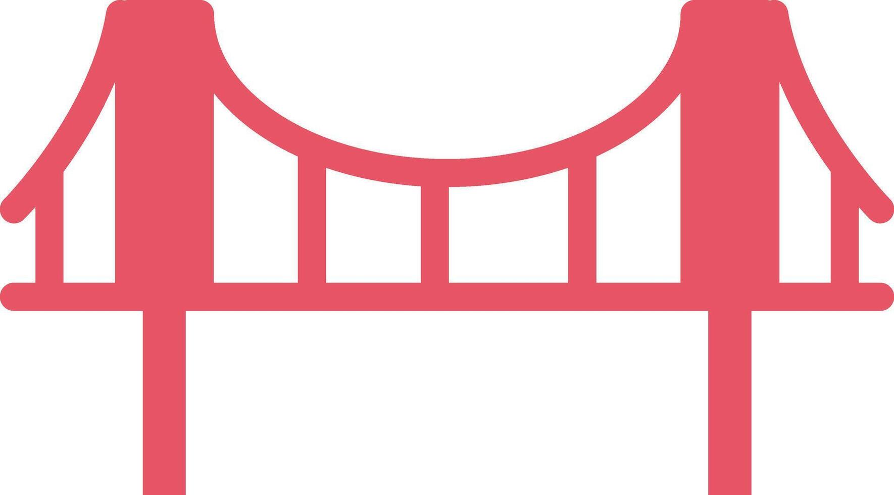 Brücke-Vektor-Symbol vektor