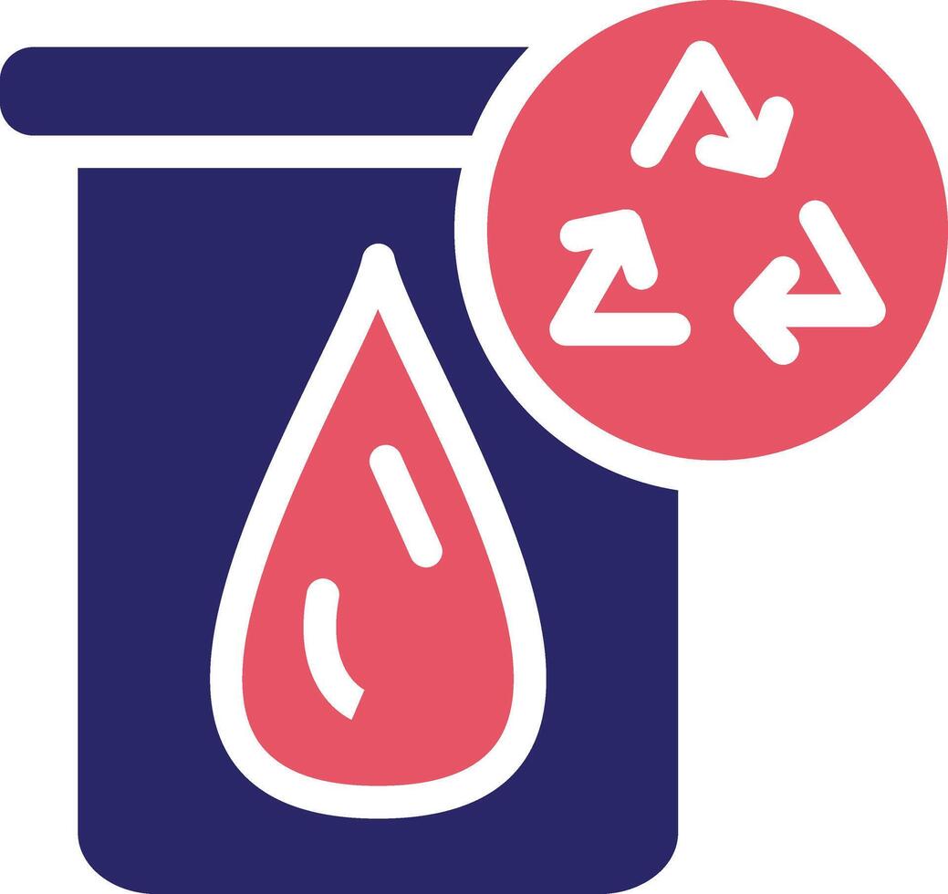 Wasser recyceln Vektor Symbol