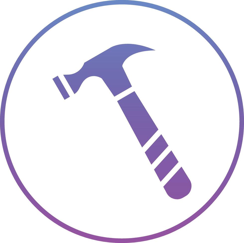 Hammer-Vektor-Symbol vektor