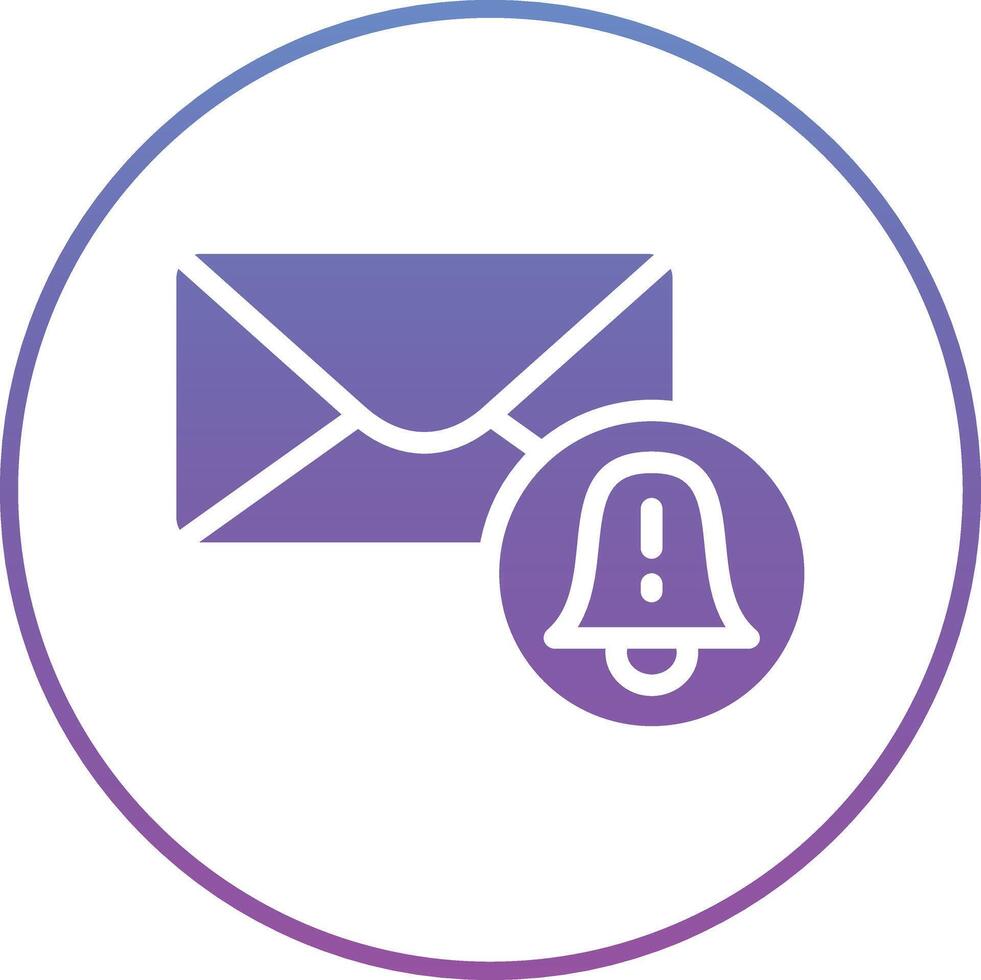 Email Benachrichtigung Vektor Symbol