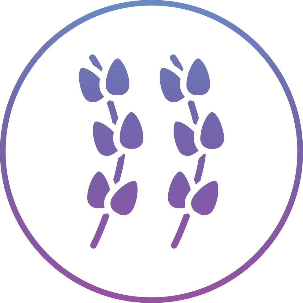 Lavendel Vektor Symbol