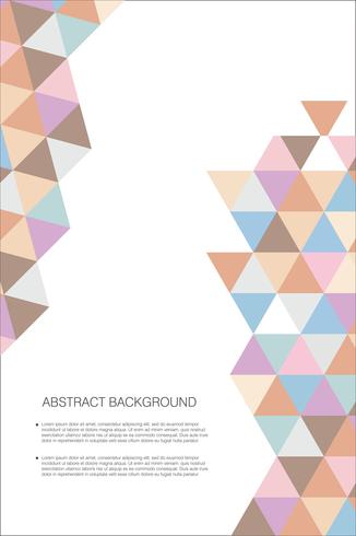 Abstrakt geometrisk design bakgrundsmall vektor