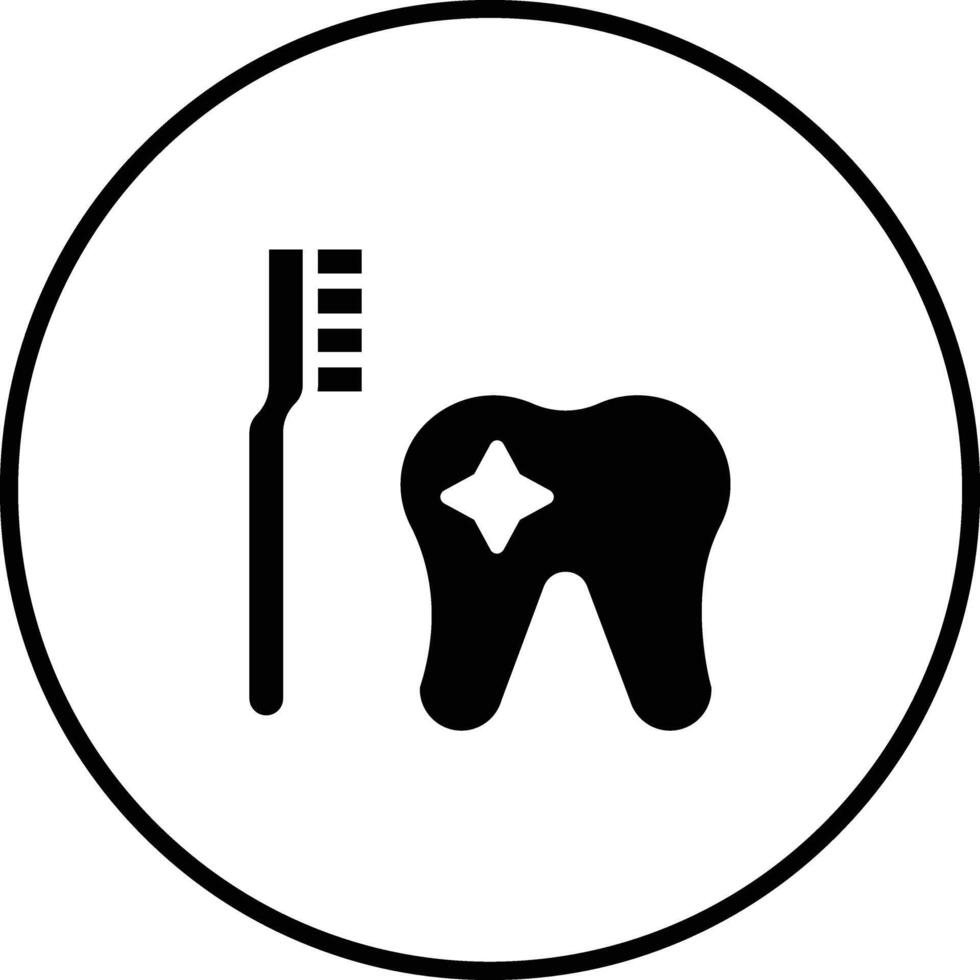 Zahn Hygiene Vektor Symbol