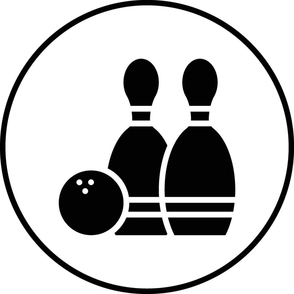 bowling vektor ikon