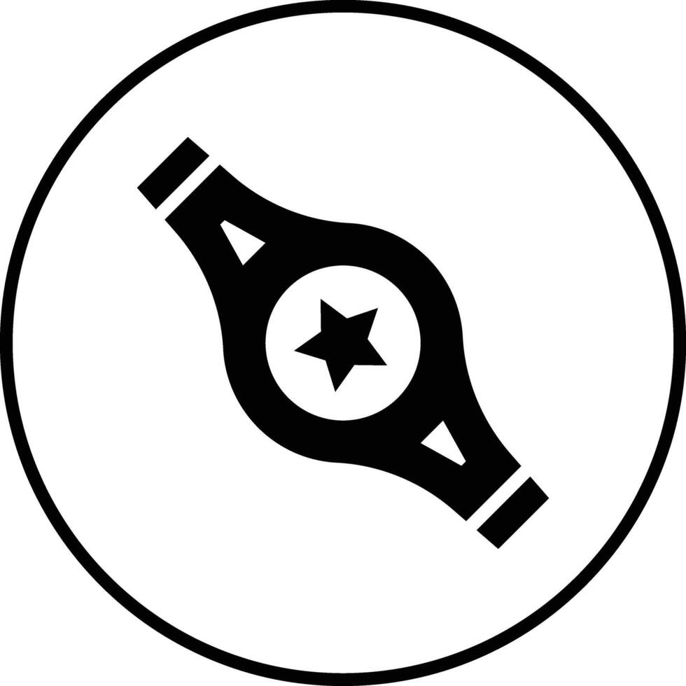 Champion-Gürtel-Vektor-Symbol vektor