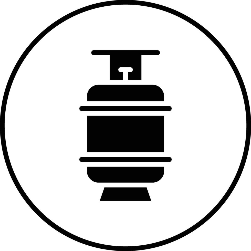 gas cylinder vektor ikon