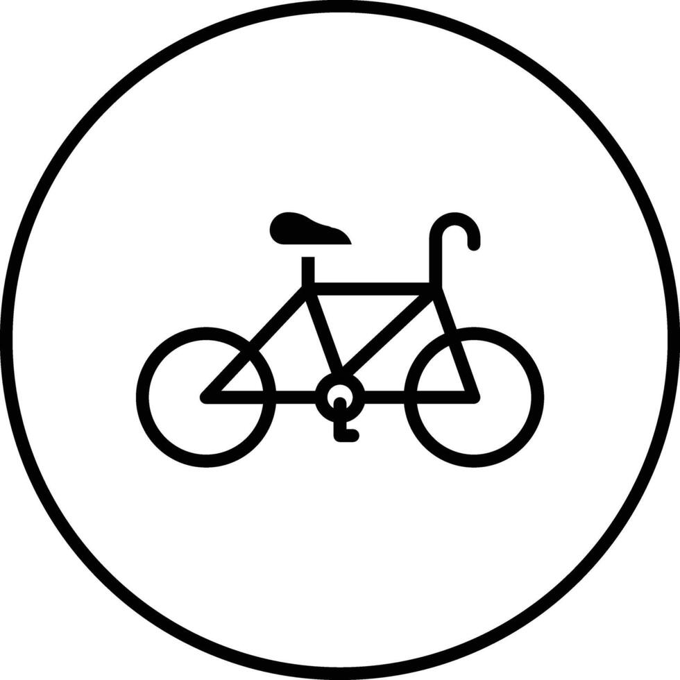 Fahrrad-Vektor-Symbol vektor