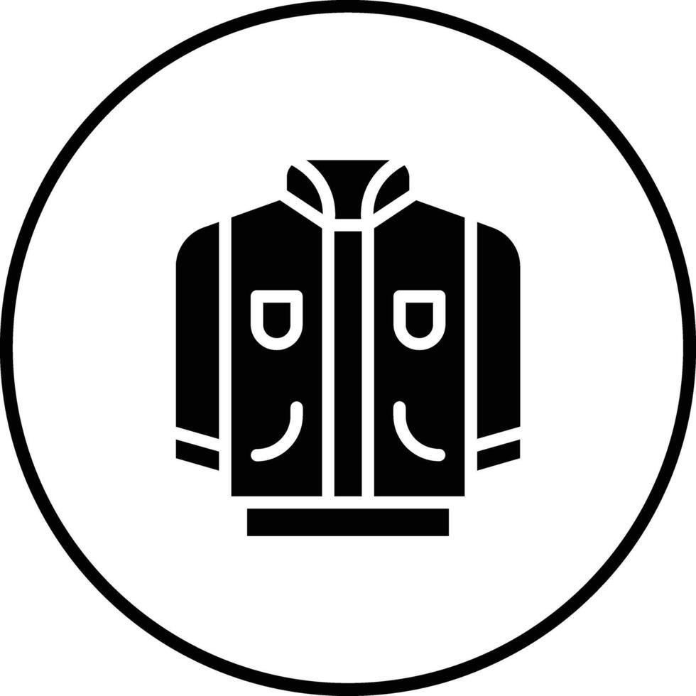 Jacke-Vektor-Symbol vektor