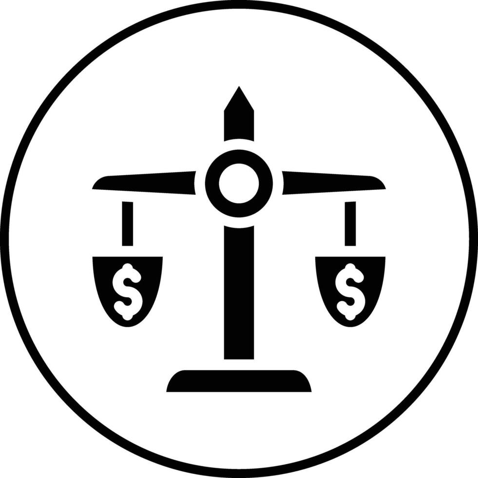 Balance-Vektor-Symbol vektor