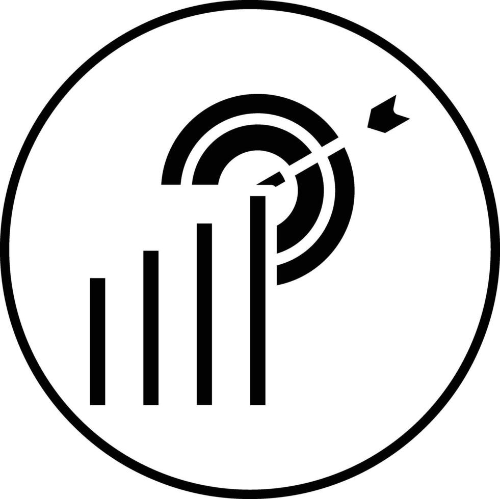 Geschäft Ziel Vektor Symbol