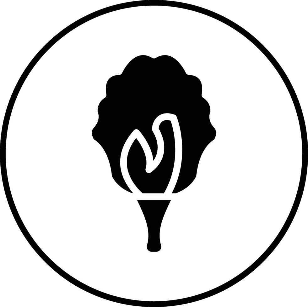 Erbse Blume Vektor Symbol