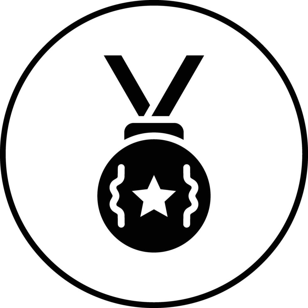 Bronze- Medaille Vektor Symbol