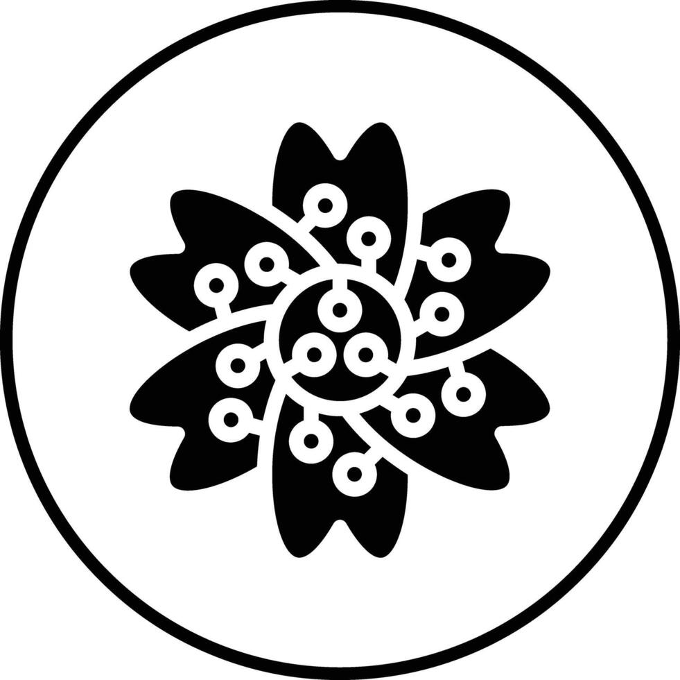 Kirschblüten-Vektorsymbol vektor