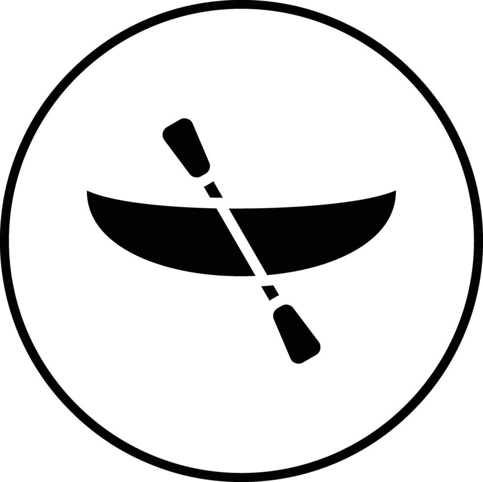 Kanu-Vektor-Symbol vektor