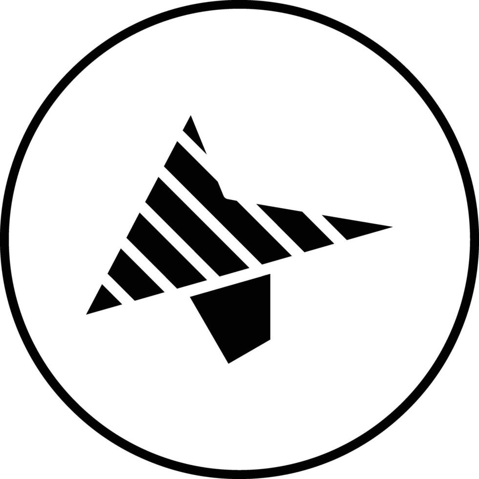 segelflygplan vektor ikon
