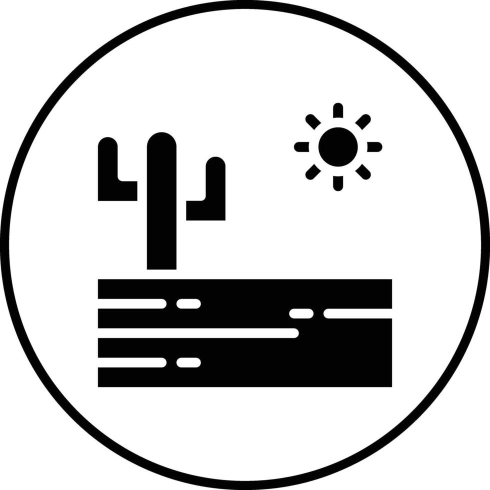 Symbol für Wüstenvektor vektor