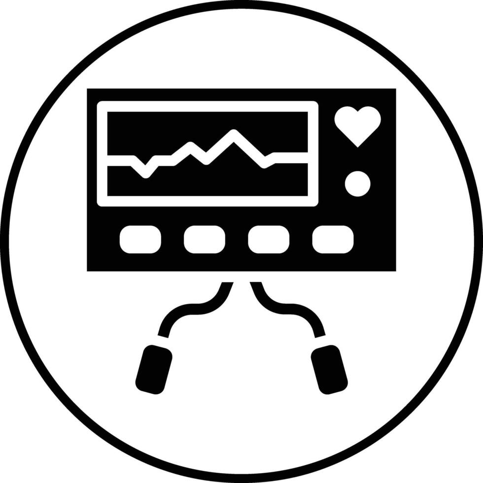 defibrillator vektor ikon