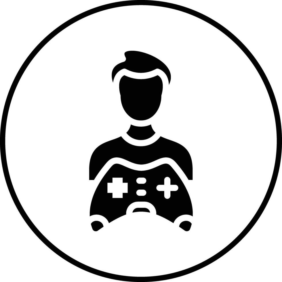 gamer vektor ikon