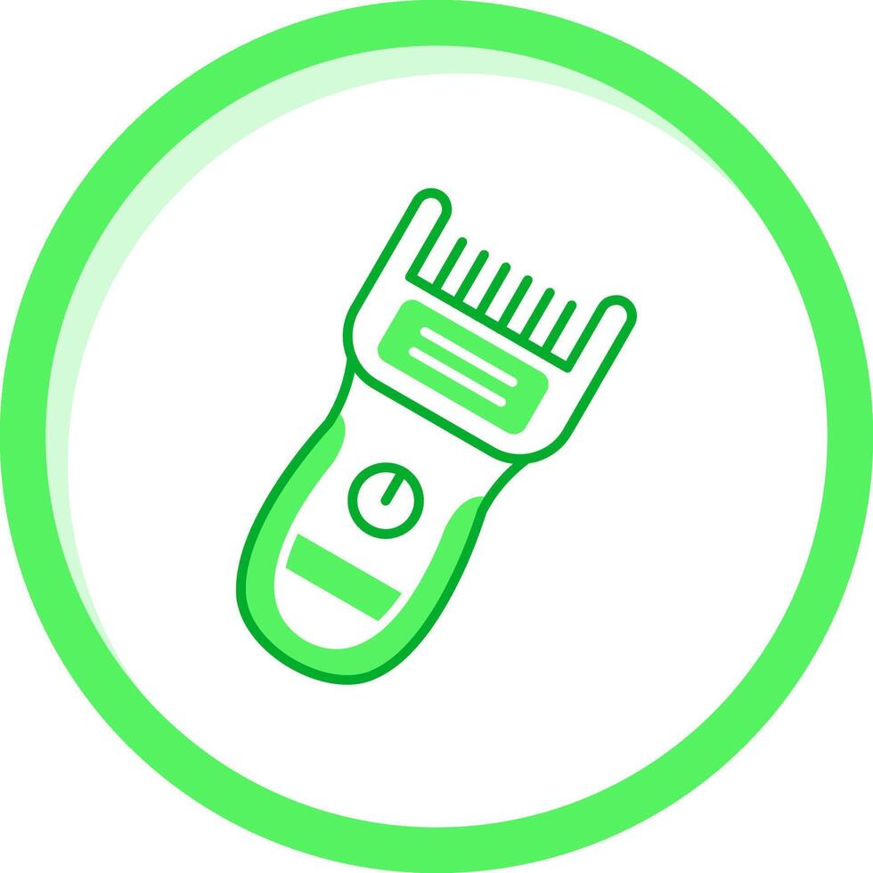 Trimmer Grün mischen Symbol vektor