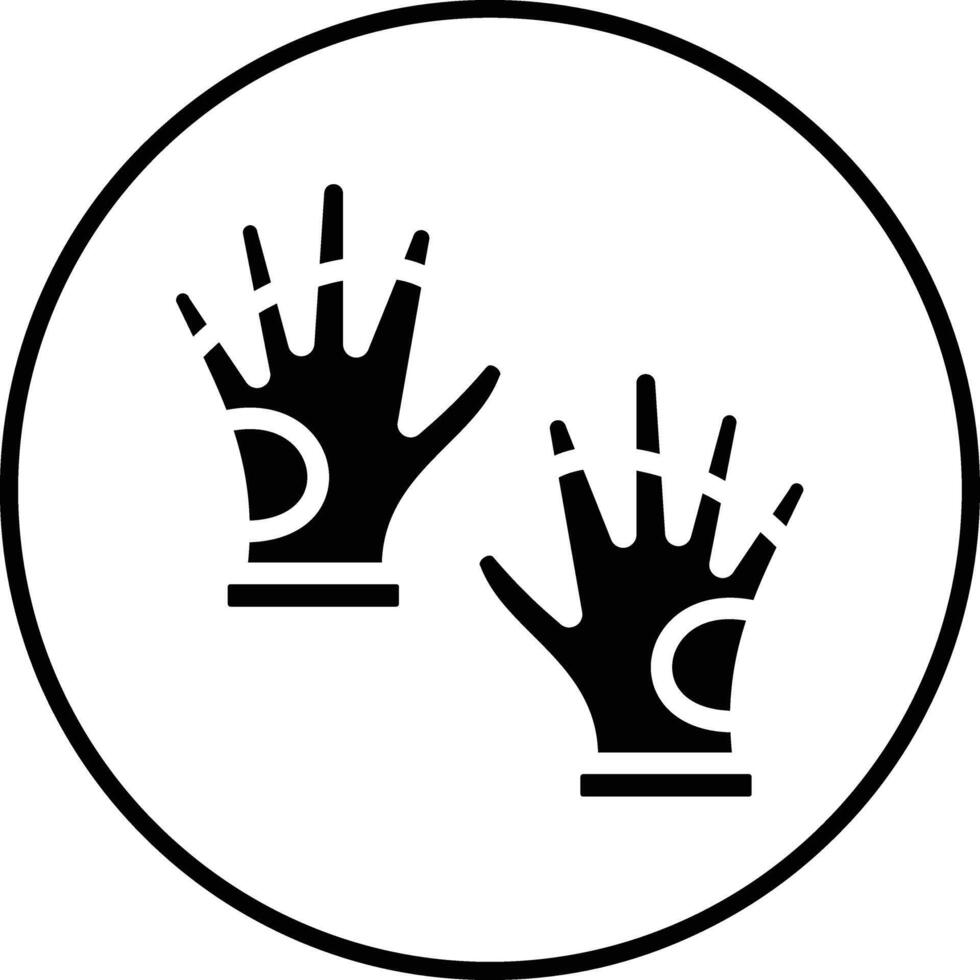 handskar vektor ikon