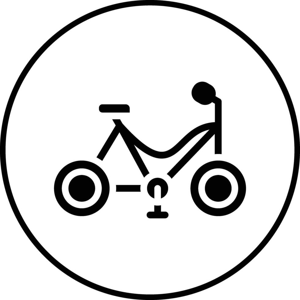 Fahrrad Spielzeug Vektor Symbol