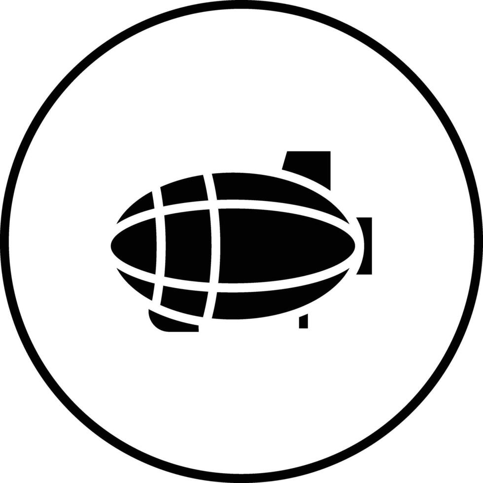 zeppelin vektor ikon