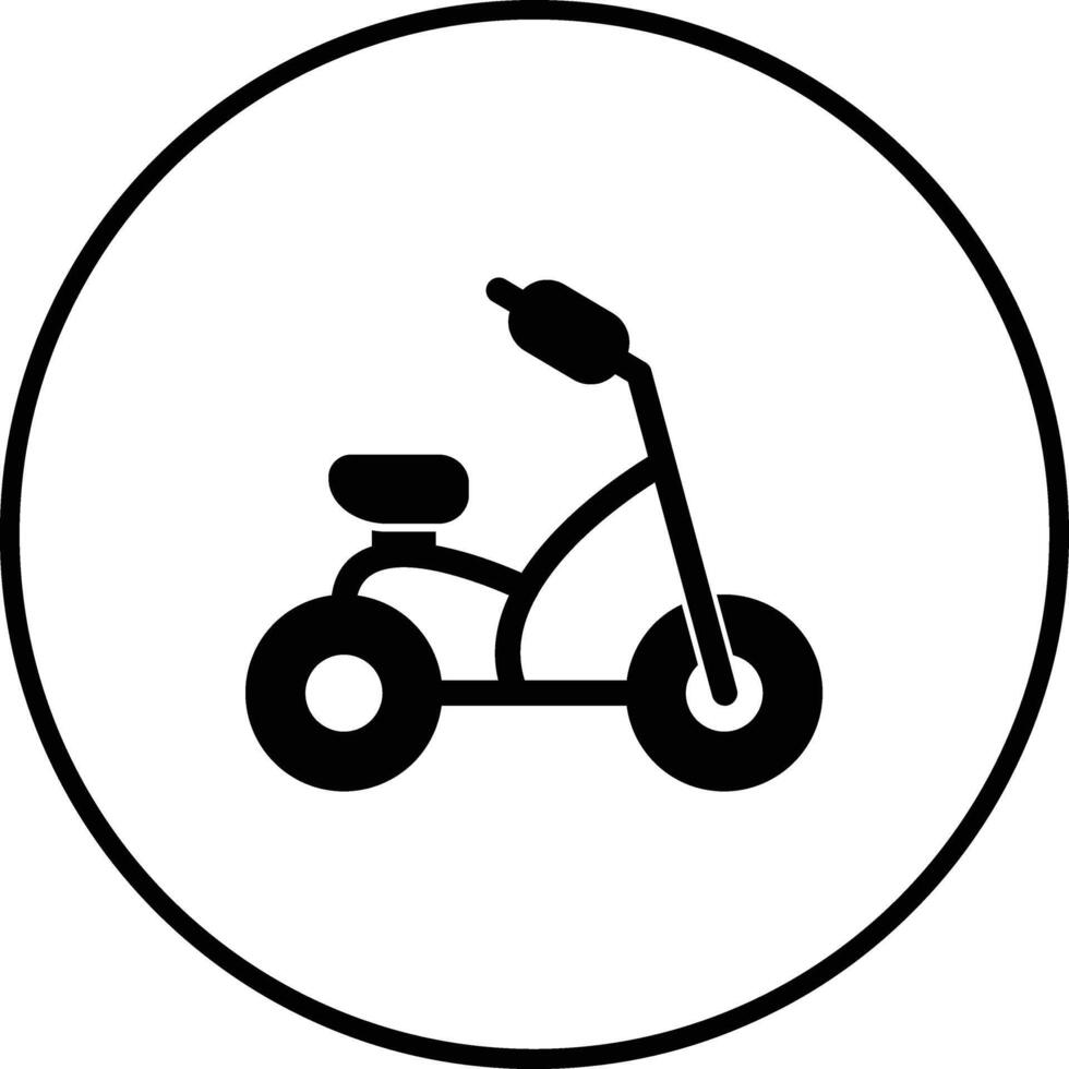 trehjuling vektor ikon