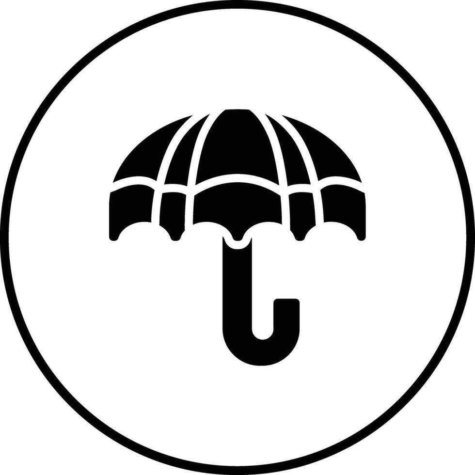 Regenschirm-Vektor-Symbol vektor