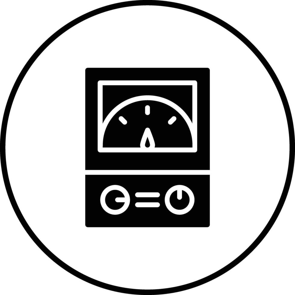 Amperemeter-Vektor-Symbol vektor