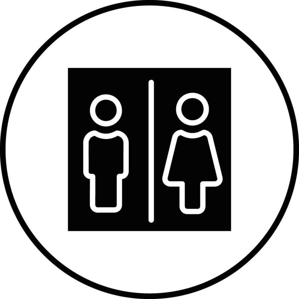 Toilette Vektor Symbol