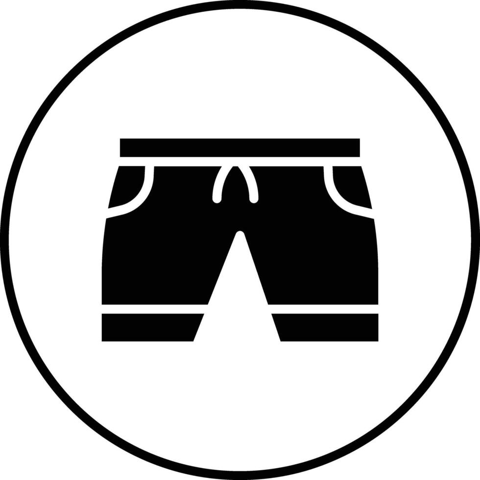Männer Badeanzug Vektor Symbol
